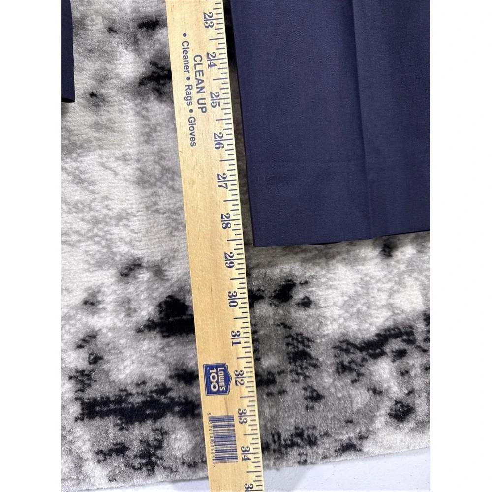 Banana Republic Marzotto Pants Mens Size 31x30 Navy Blue Super 120s Wool Stretch